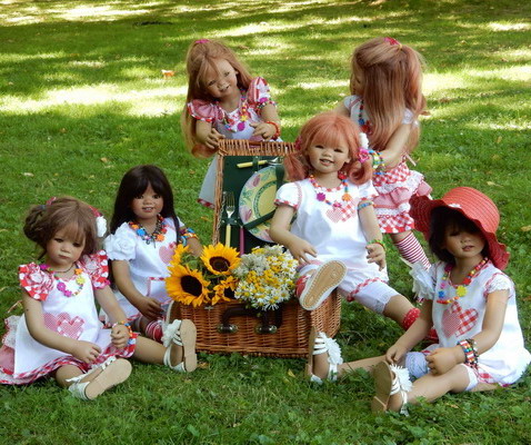 Picknick der Himstedt Kinder