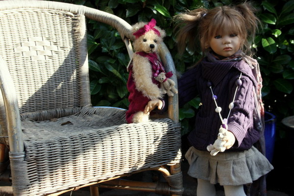 Emilie with Miesje
