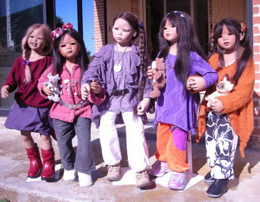 Winni, Tscharle, Ilsa, Anna Lu, Setina