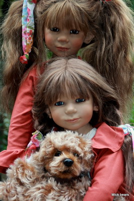 Sina and Fina with Foppe