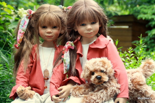 Sina and Fina with Foppe